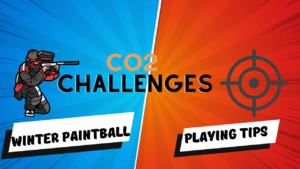 Winter paintball playing tips and CO2 challenges​​.
